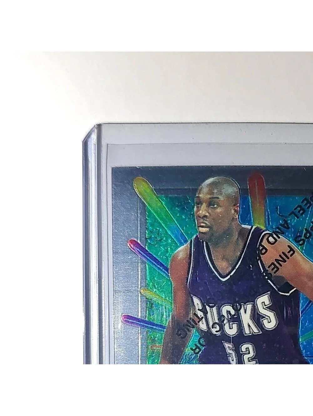 Eric Mobley Rookie 1994-95 Topps Finest #224 Card